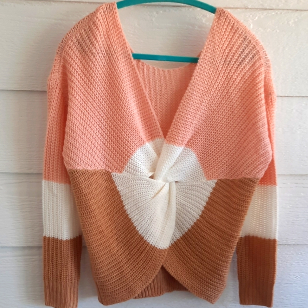 Full Circle Trends Soft Knot Sweater